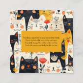 キャッツビジネスカード スクエア名刺 (裏面)