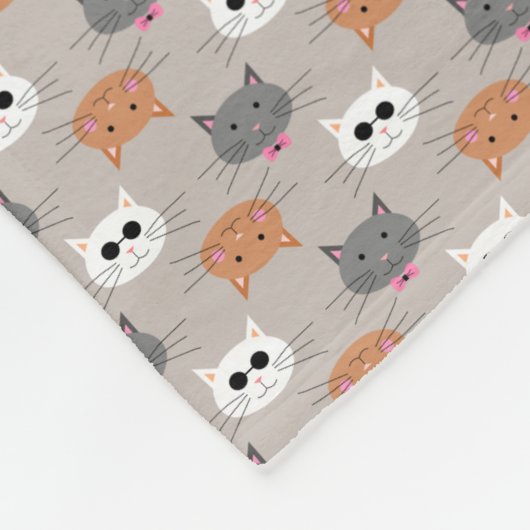 キャッツフリースブランケット フリースブランケット (角)