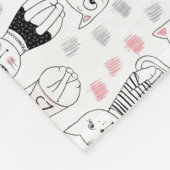 キャッツフリースブランケット フリースブランケット (角)