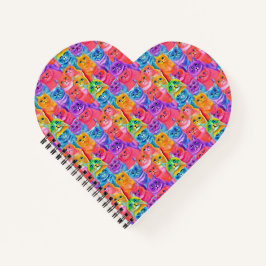 キャッツフレンズカラフルおもしろい ノートブック