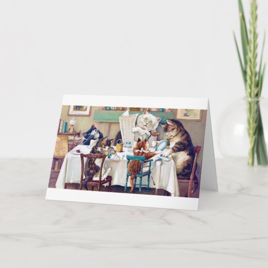 キャッツブレックファーストタイムルイスウェイン カード (正面)