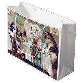 キャッツブレックファーストタイムルイスウェイン ラージペーパーバッグ (正面アングル)