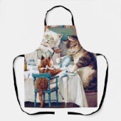 キャッツブレックファーストタイムルイワーイン エプロン (正面)