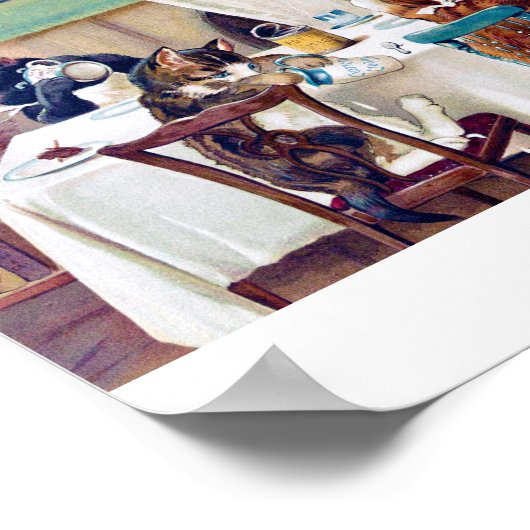 キャッツブレックファーストタイムルイワーイン ポスター (角)