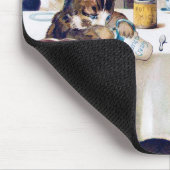 キャッツブレックファーストタイムルイワーイン マウスパッド (コーナー)