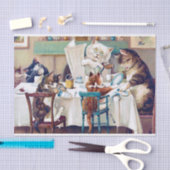 キャッツブレックファーストタイムルイワーイン 薄葉紙 (クラフト)