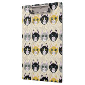 キャッツヘリンボーンベージュ クリップボード (左)