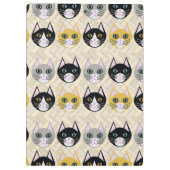 キャッツヘリンボーンベージュ クリップボード (裏面)