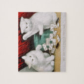 キャッツホワイト遊猫ちゃんズドミノカリア&イヴ ジグソーパズル (縦)