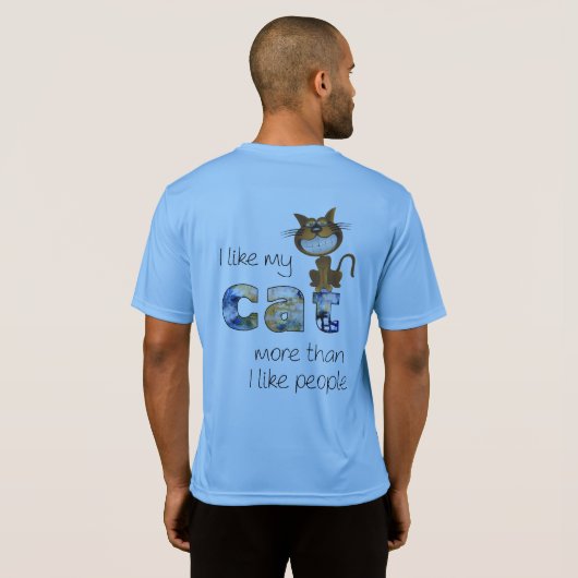 キャッツメンズスポーツテックの競争相手 Tシャツ (裏面フル)