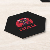 キャッツラおもしろいキャットモンスター ペーパーコースター (アングル)