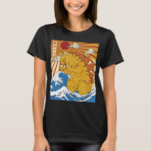 キャッツラおもしろいヴィンテージかわいい猫アートス日本のンセ Tシャツ