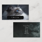 キャッツラグドール猫の名刺 名刺 (正面/裏面)