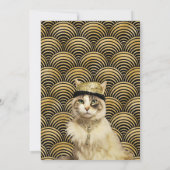 キャッツローリング20のパーティーフラッパーダンス 招待状 (裏面)