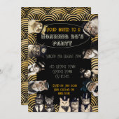 キャッツローリング20のパーティーフラッパーダンス 招待状 (正面/裏面)