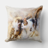 キャッツ最高のフレンズフォーエバー水彩 クッション (正面)