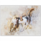 キャッツ最高のフレンズフォーエバー水彩 シール (正面)