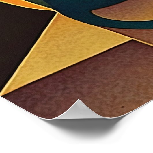 キャッツ注視点:北アフリカのキュービスト・ロマンス ポスター (角)