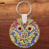 キャッツ熱狂するサイケデリックアイズルイワーイン キーホルダー (正面)