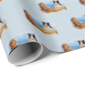 キャッツ遊トランプのポーカー賭博喫煙葉巻 ラッピングペーパー (ロールコーナー)