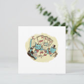 キャッツ遊ポーカーカード賭博ギフト 招待状 (スタンド正面)