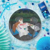 キャッツ遊麻雀紙プレート ペーパープレート (パーティー)