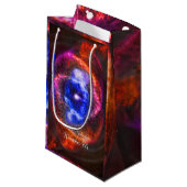 キャッツ・アイの星雲の宇宙の写真 スモールペーパーバッグ (正面アングル)