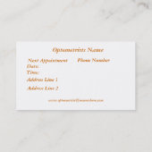 キャッツ・アイカード 予約カード (裏面)