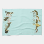 キャッツ、アレキサンドレ・ステインレン キッチンタオル (横)