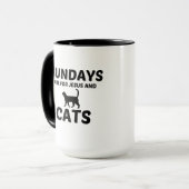 『キャッツ・アンド・イエス・サンデー』 マグカップ (正面左)
