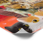 キャッツ・ア・豊穣プリント ポスター (角)