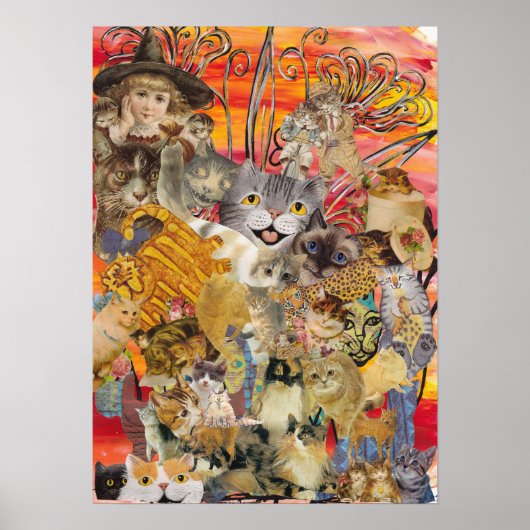 キャッツ・ア・豊穣プリント ポスター (正面)