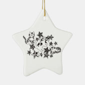 キャッツ&スターズ~オーナメント セラミックオーナメント (右)