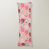 キャッツ&ドーナツ抱き枕 ボディピロー (正面縦)