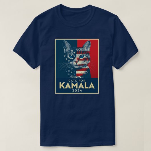 キャッツ・フォー・カマラ Tシャツ (デザイン正面)
