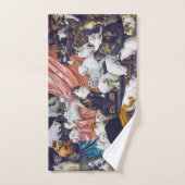 キャッツ（妻の恋人）、カール・カーラー バスタオルセット (ハンドタオル)