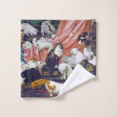 キャッツ（妻の恋人）、カール・カーラー バスタオルセット (ウォッシュタオル)