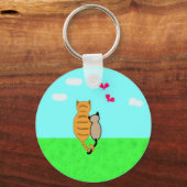 キャッツLove キーホルダー (正面)