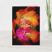 キャッテリア オーキッド ポートレート 母の日 カード (正面)