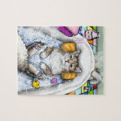 キャットおもしろいインバスキャット761バスルーム ジグソーパズル (横)