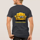 キャットおもしろいナイト「Sir Scratch a Lot」猫好き トライブレンドＴシャツ (裏面)