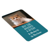 キャットおもしろいフォトバケーションキャビン巡航船 マグネット (右側)