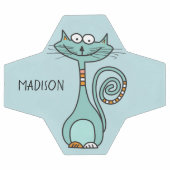 キャットおもしろい名前をカスタムする&カラーサッカーボール サッカーボール (フラット)