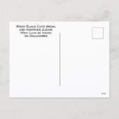 キャットアイズハッピーハローウィンブラック シーズンポストカード (裏面)