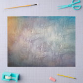 キャットアイズヴィンテージブルーパープルデコパージュパターン 薄葉紙 (クラフト)