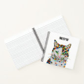 キャットアカラフルートスクエアノート ノートブック (内部)