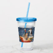 キャットアクリルタンブラーの海賊 アクリルタンブラー (裏面)