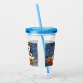 キャットアクリルタンブラーの海賊 アクリルタンブラー (左)