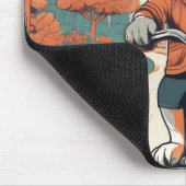 キャットアクールートモダンマウスパッド マウスパッド (コーナー)