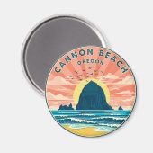 キャットアットキャノンビーチオレゴン マグネット (正面/裏面)